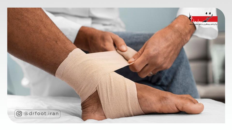 Ankle sprain treatment-clinic-noskheh
